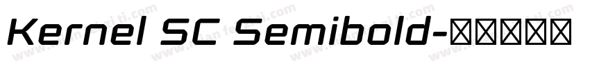 Kernel SC Semibold字体转换
